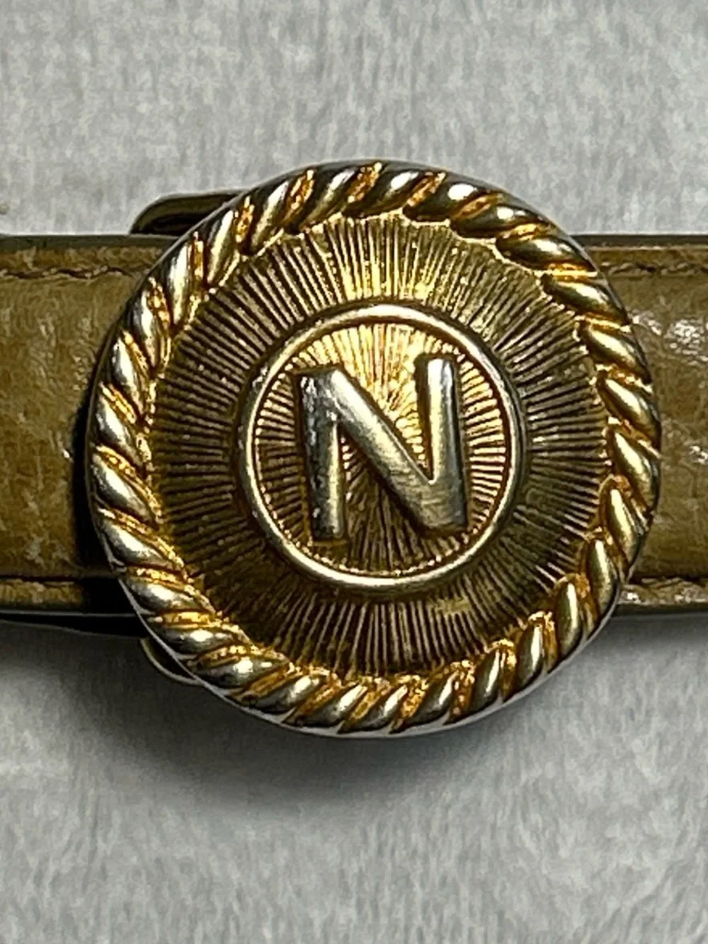 #Vintage | 1980s | Albert Nipon | Tan Genuine Leather